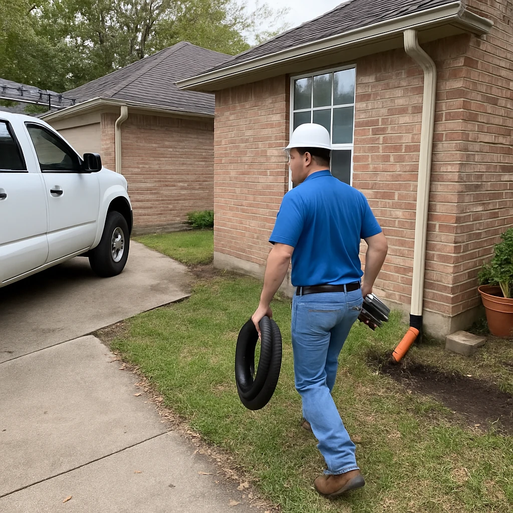 Foundation & Drainage specialist serving a Houston property